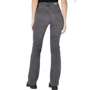 AG Black Alexxis Boot High Rise Vintage Boot Jeans Raw Hem 31